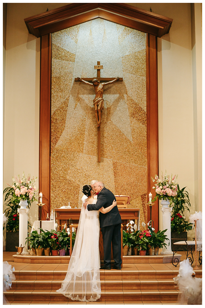 Wedding at St Margaret Mary Catholic Church and Westdrift Hotel in Los Angeles, California