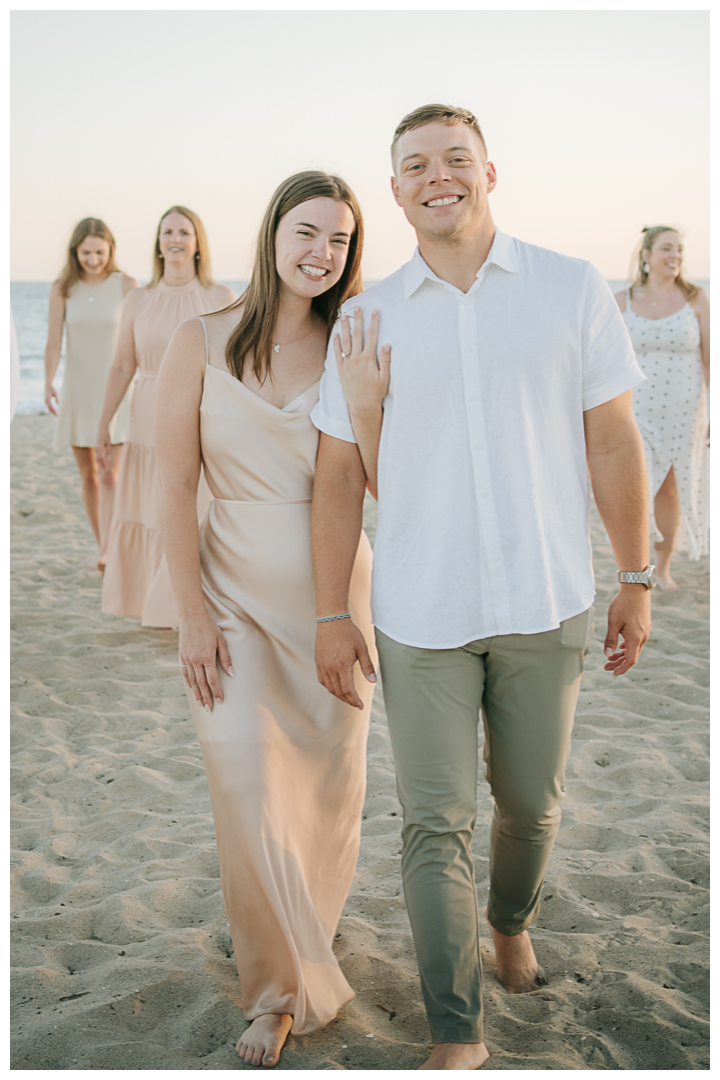 Surprise Proposal and Mini Engagement at Santa Monica Beach, Los Angeles, California