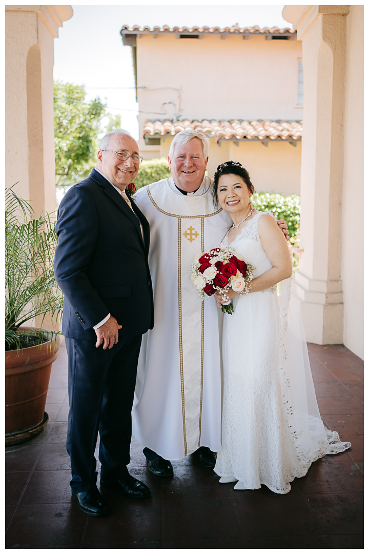 Wedding at St Margaret Mary Catholic Church and Westdrift Hotel in Los Angeles, California