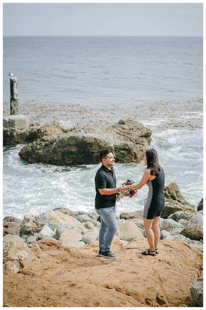 Surprise Proposal at Terranea Resort in Palos Verdes, Los Angeles, California