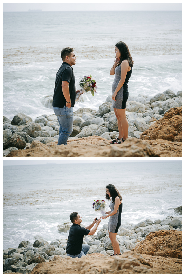 Surprise Proposal at Terranea Resort in Palos Verdes, Los Angeles, California