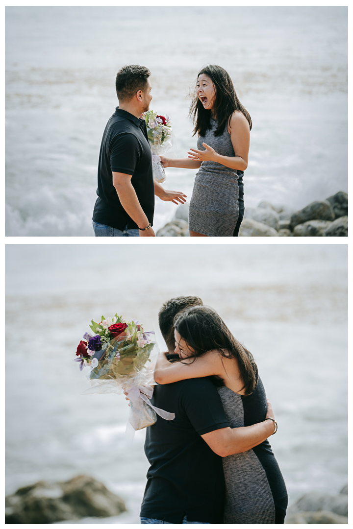 Surprise Proposal at Terranea Resort in Palos Verdes, Los Angeles, California