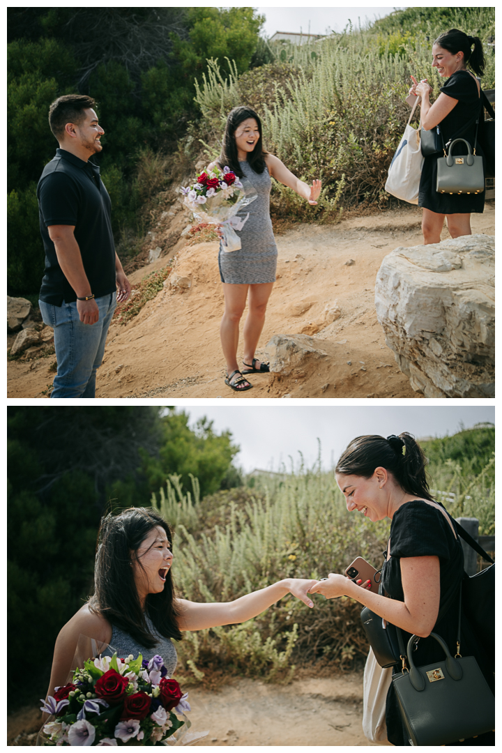 Surprise Proposal at Terranea Resort in Palos Verdes, Los Angeles, California