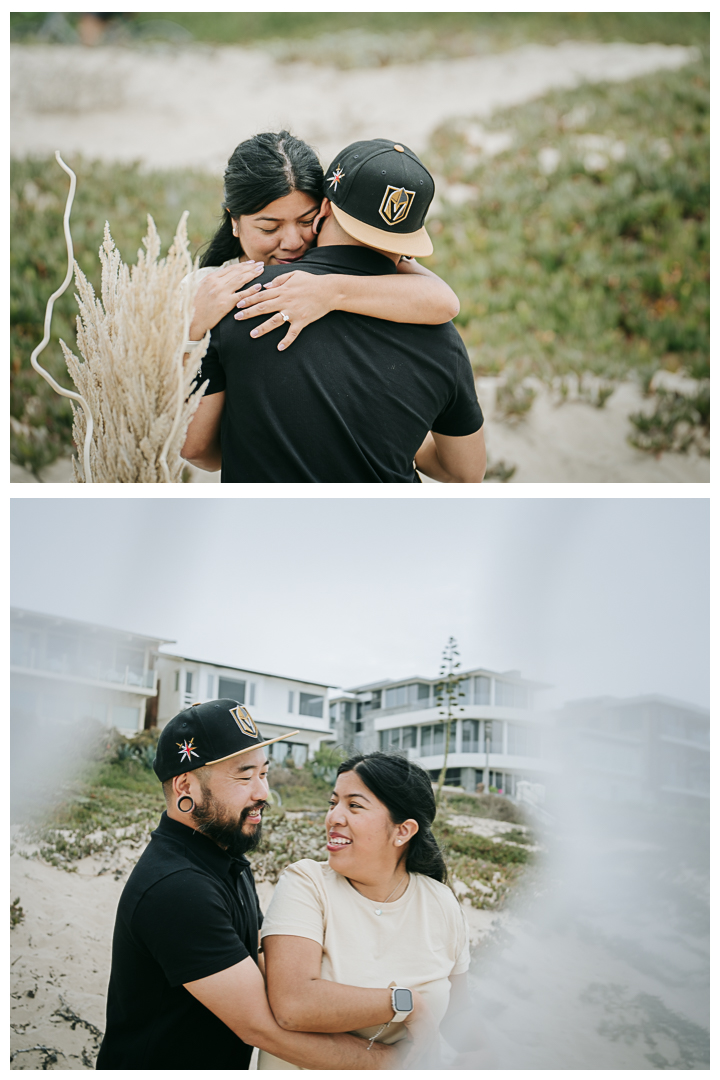 Surprise Proposal at Manhattan Beach, Los Angeles, California