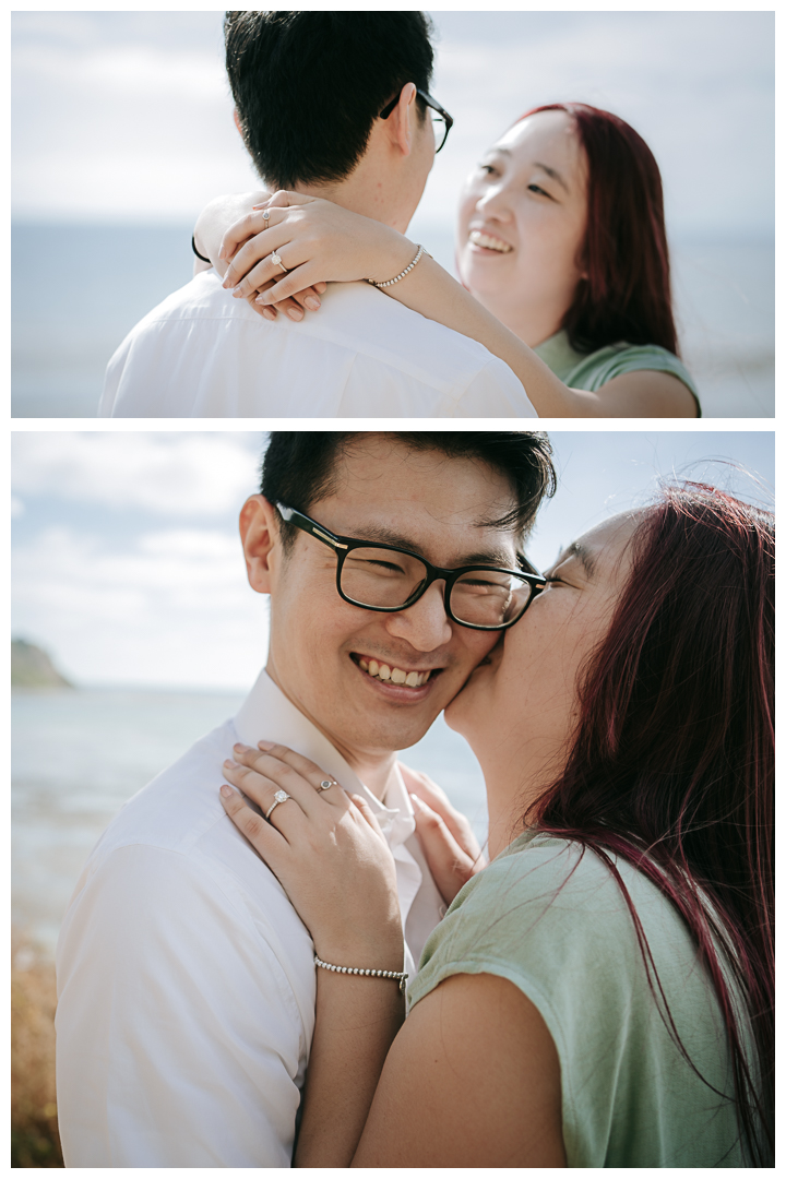 Surprise Proposal at Bluff Cove, Palos Verdes, Los Angeles, California