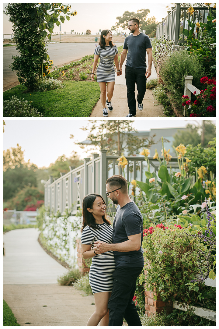 Surprise Proposal and Mini Engagement at Pacific Palisades, Los Angeles, California