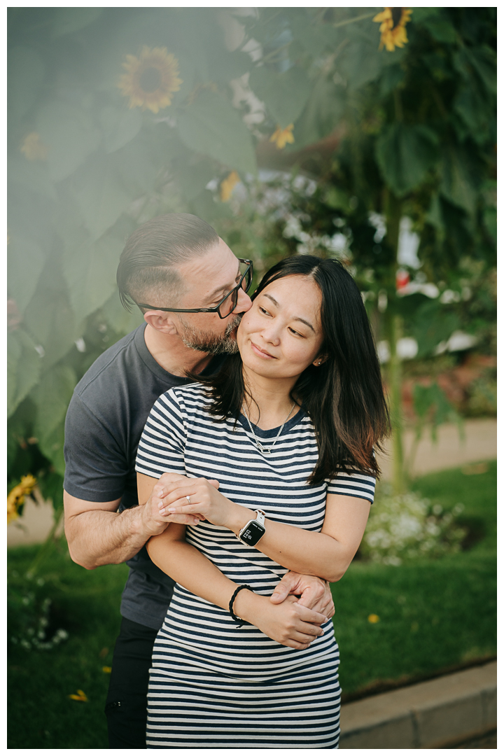 Surprise Proposal and Mini Engagement at Pacific Palisades, Los Angeles, California