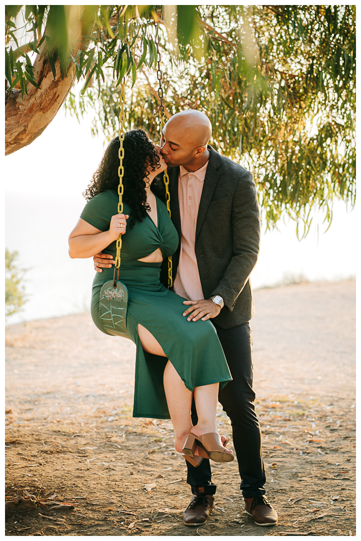 Surprise Proposal and Mini Engagement at Pacific Palisades, Los Angeles, California