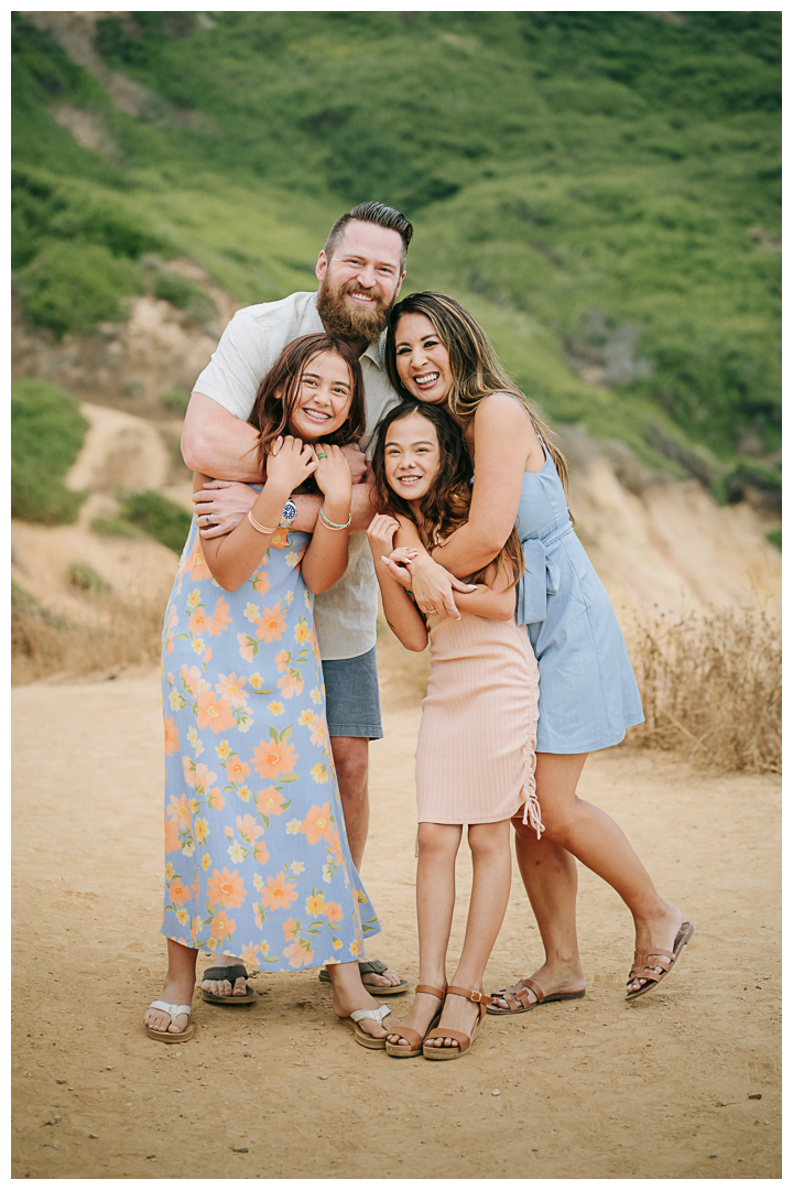 Family Photos at Buffalo Cove, Palos Verdes, Los Angeles, California