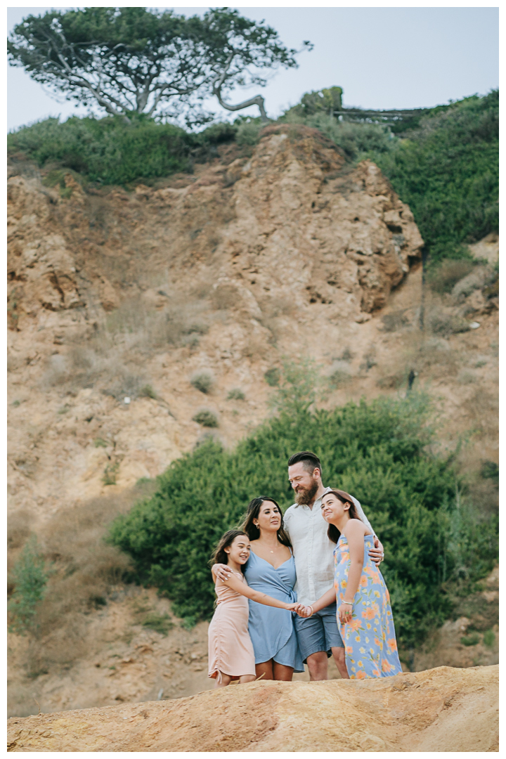 Family Photos at Buffalo Cove, Palos Verdes, Los Angeles, California