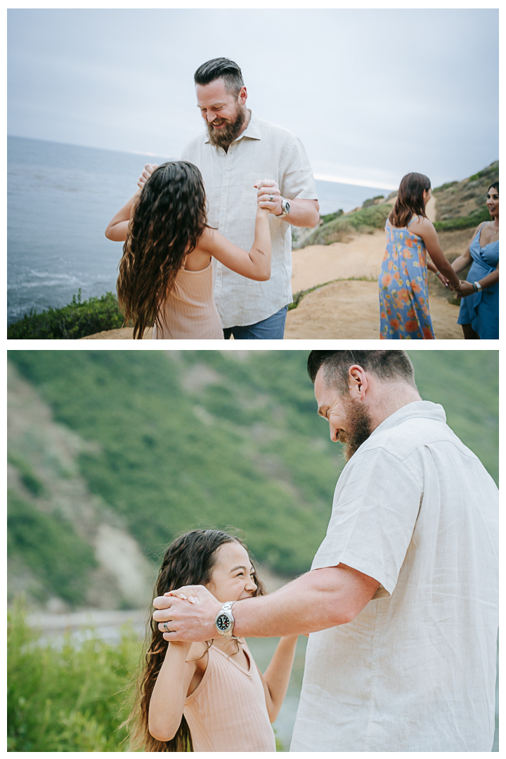 Family Photos at Buffalo Cove, Palos Verdes, Los Angeles, California