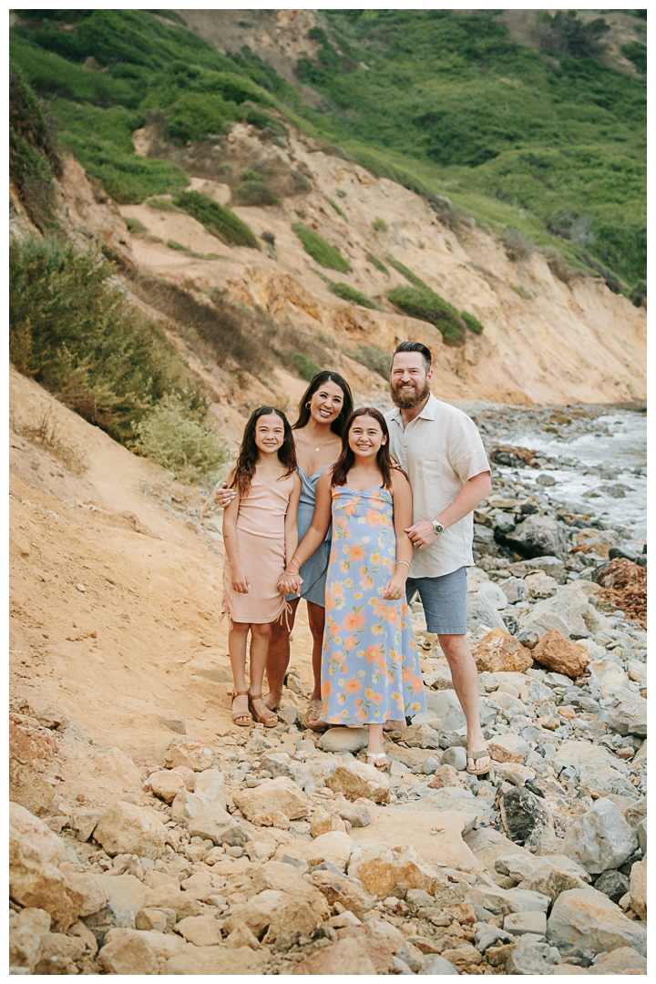 Family Photos at Buffalo Cove, Palos Verdes, Los Angeles, California