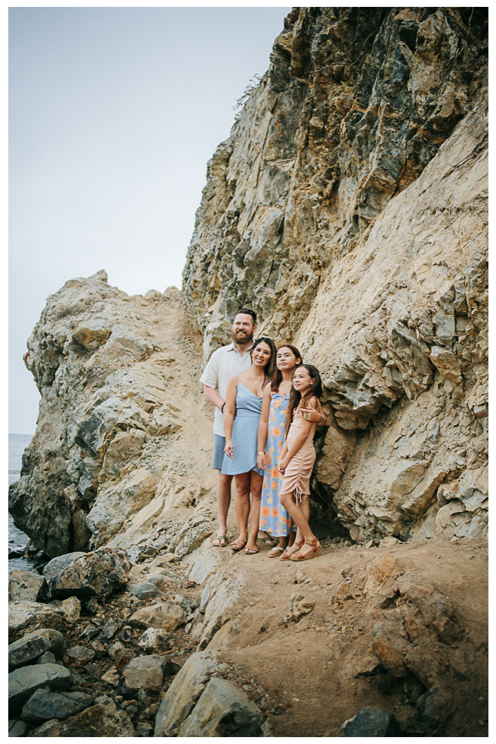 Family Photos at Buffalo Cove, Palos Verdes, Los Angeles, California