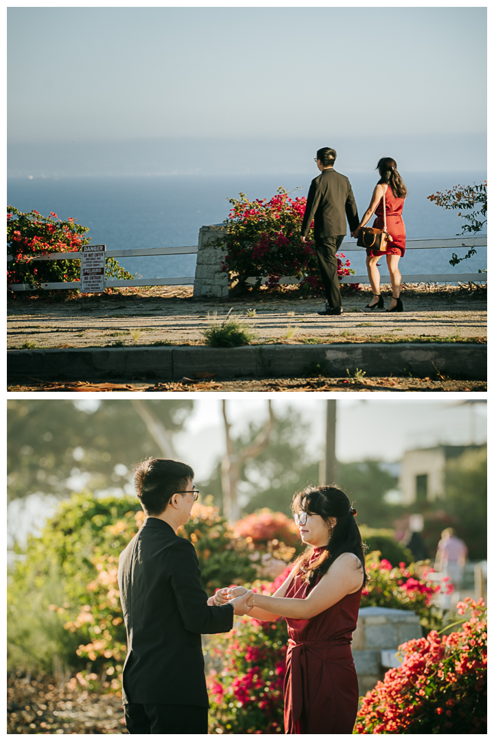 Surprise Proposal at The Point at the Bluff, Pacific Palisades, Los Angeles