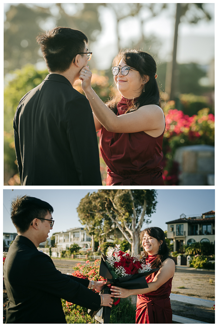 Surprise Proposal at The Point at the Bluff, Pacific Palisades, Los Angeles