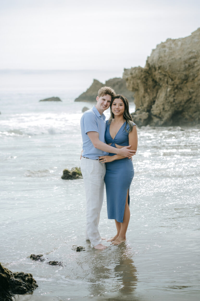 Surprise Proposal at El Matador State Beach, Malibu, Los Angeles, California