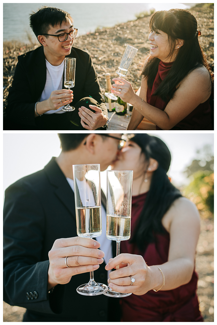 Surprise Proposal at The Point at the Bluff, Pacific Palisades, Los Angeles