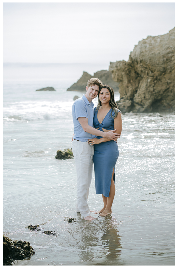 Surprise Proposal at El Matador State Beach, Malibu, Los Angeles, California