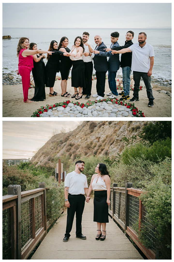 Surprise Proposal at Terranea Resort and Beach, Palos Verdes, Los Angeles, California