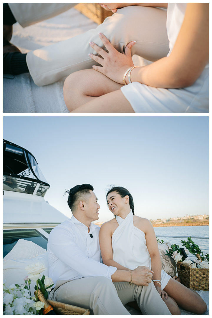 Surprise Proposal at Marina Del Rey, Los Angeles, California