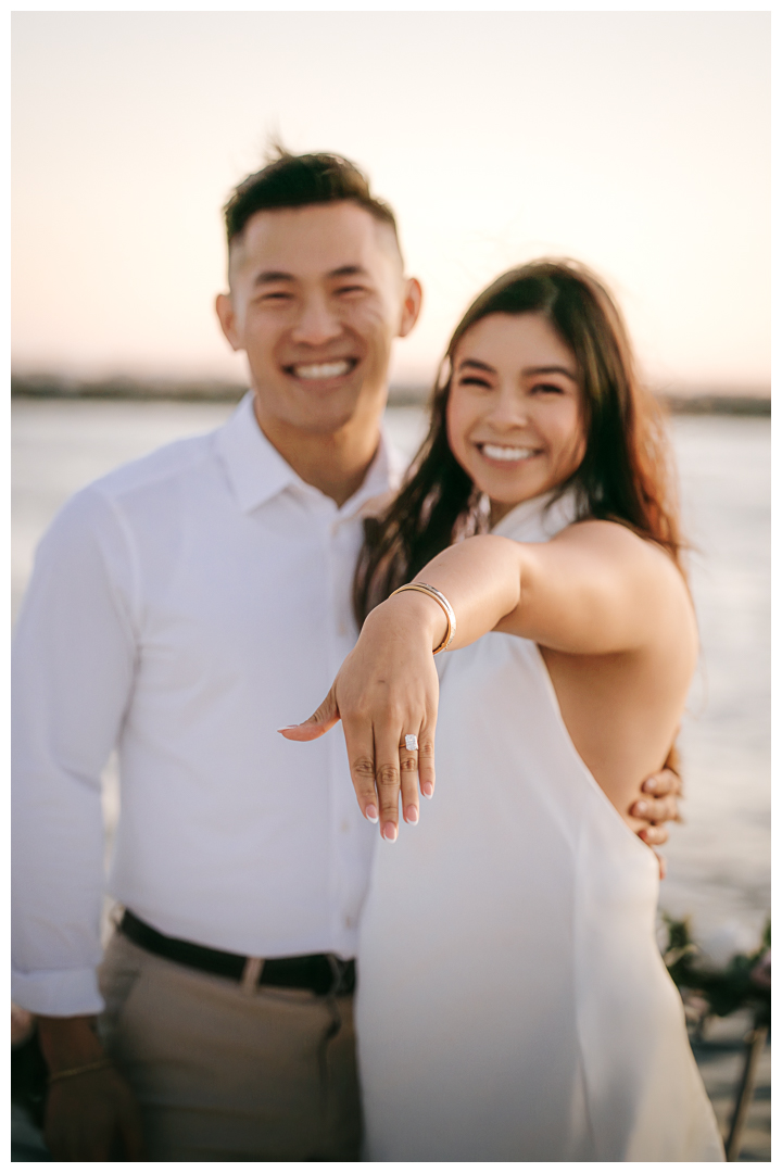 Surprise Proposal at Marina Del Rey, Los Angeles, California