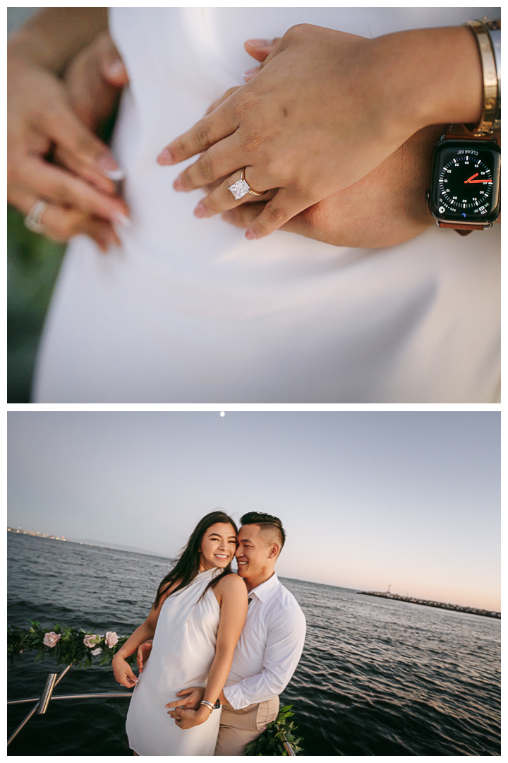 Surprise Proposal at Marina Del Rey, Los Angeles, California