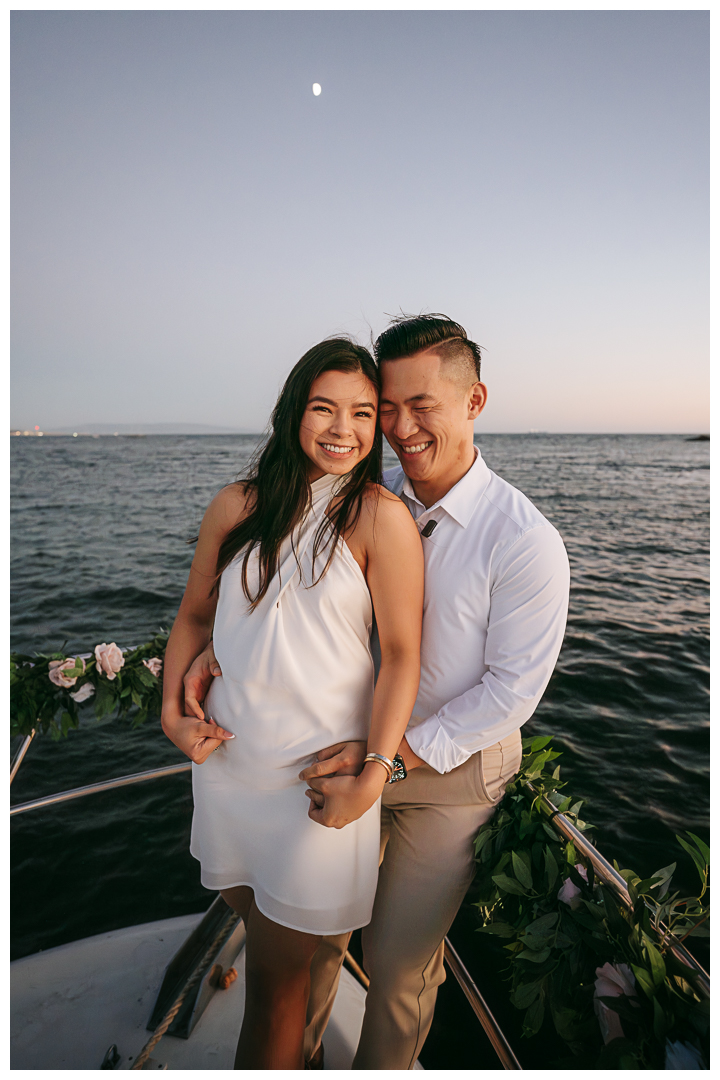 Surprise Proposal at Marina Del Rey, Los Angeles, California