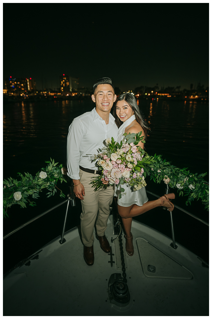 Surprise Proposal at Marina Del Rey, Los Angeles, California