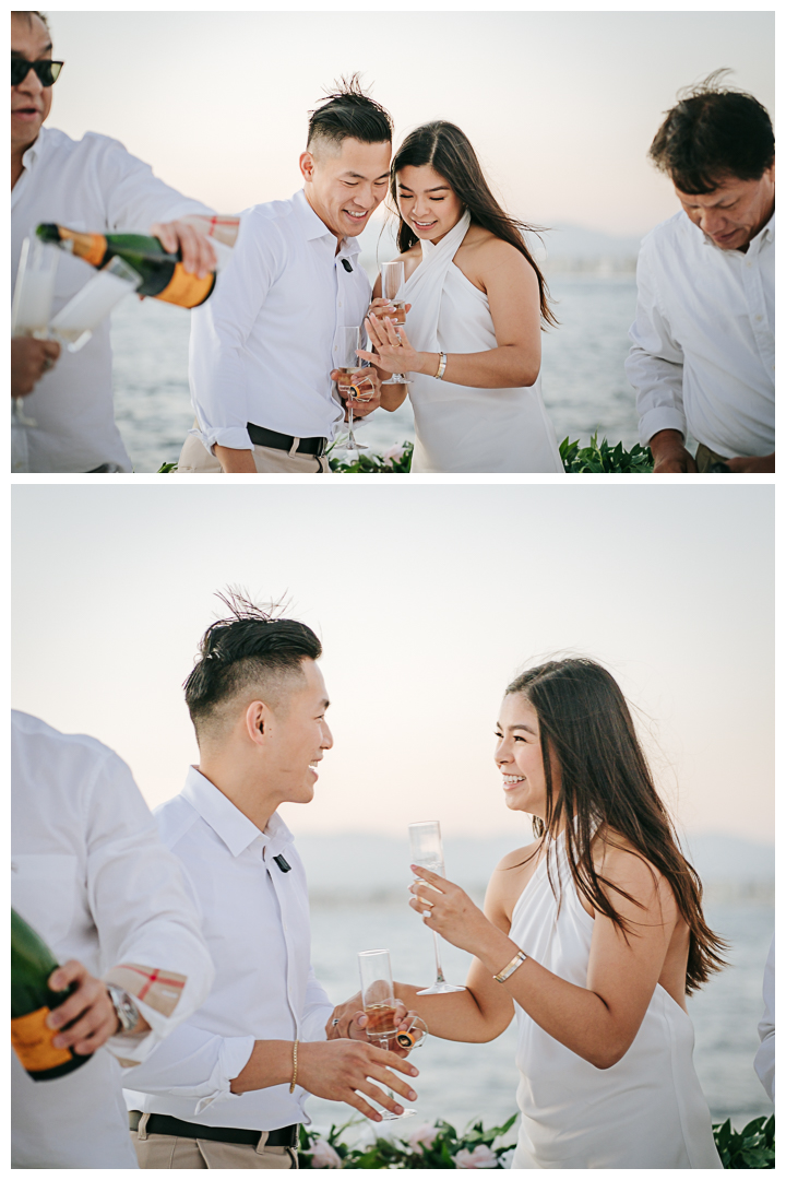 Surprise Proposal at Marina Del Rey, Los Angeles, California