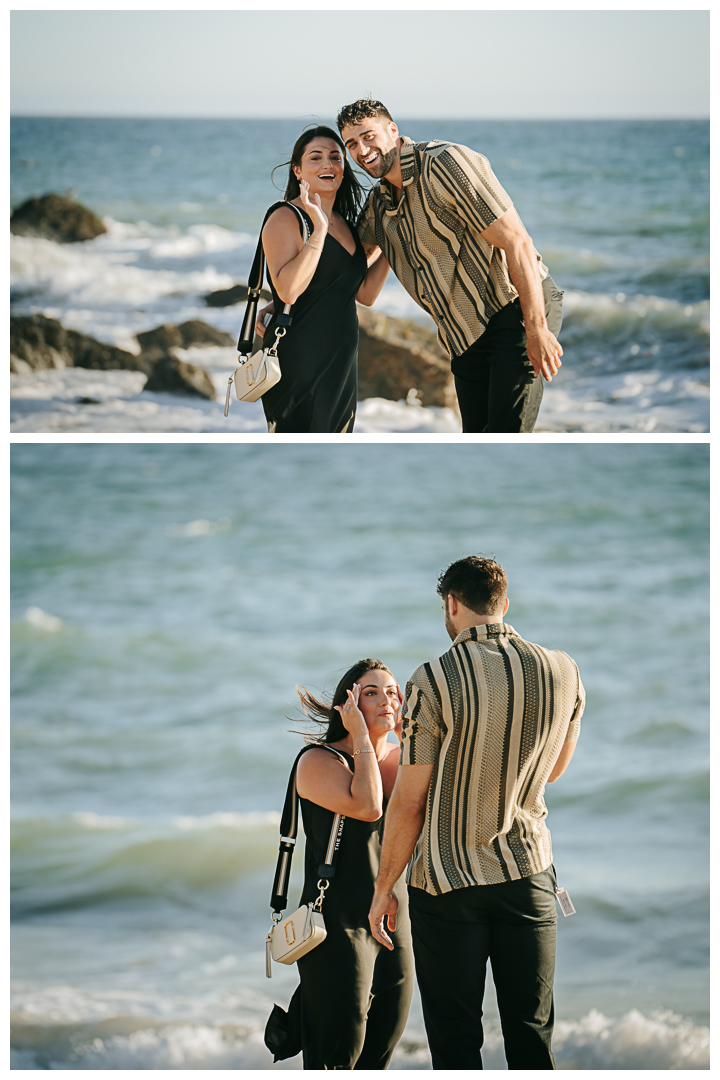 Surprise Proposal at Point Dume, Malibu, California, Los Angeles