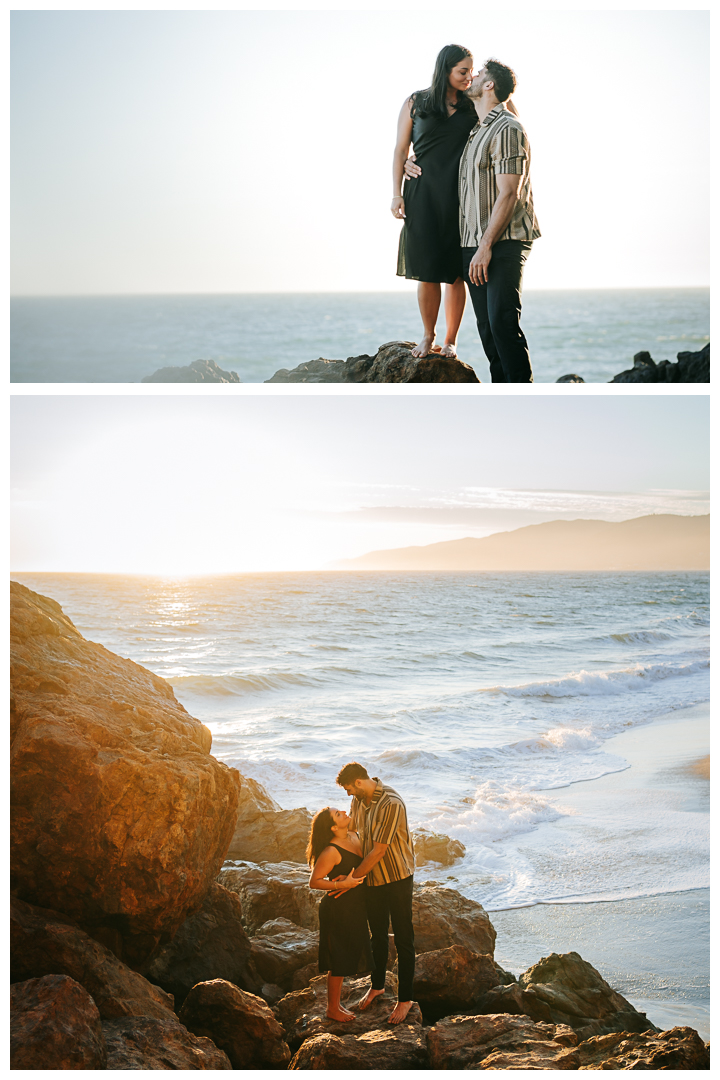 Surprise Proposal at Point Dume, Malibu, California, Los Angeles