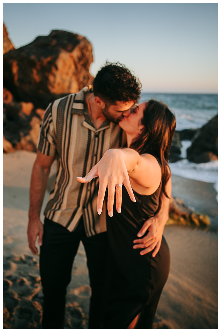 Surprise Proposal at Point Dume, Malibu, California, Los Angeles