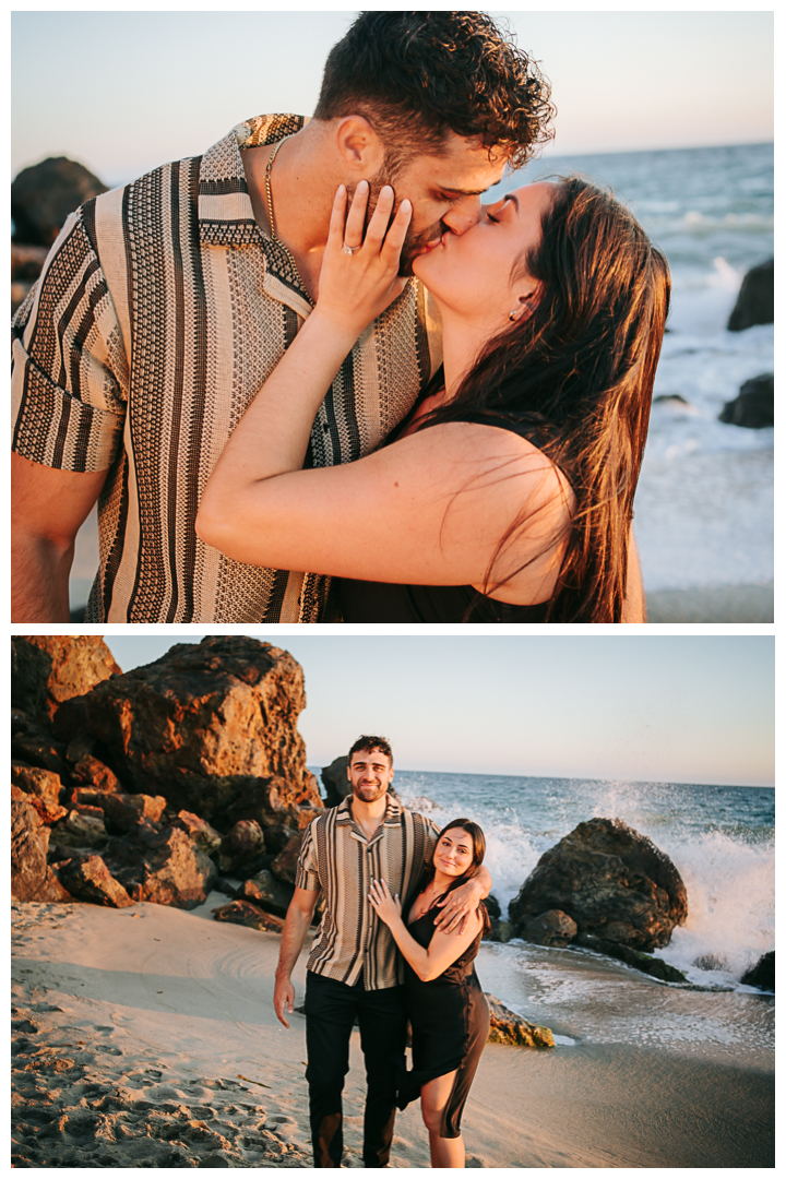 Surprise Proposal at Point Dume, Malibu, California, Los Angeles