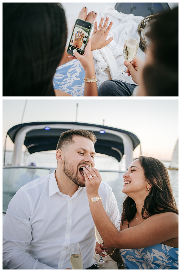 Surprise Proposal at Marina Del Rey, Los Angeles, California