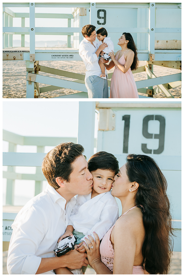 Narayan Family Session at Hermosa Beach, Los Angeles, California