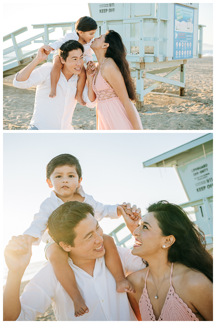 Narayan Family Session at Hermosa Beach, Los Angeles, California