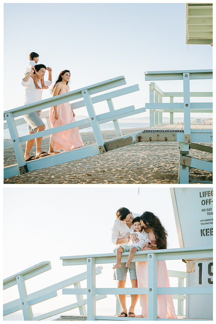 Narayan Family Session at Hermosa Beach, Los Angeles, California