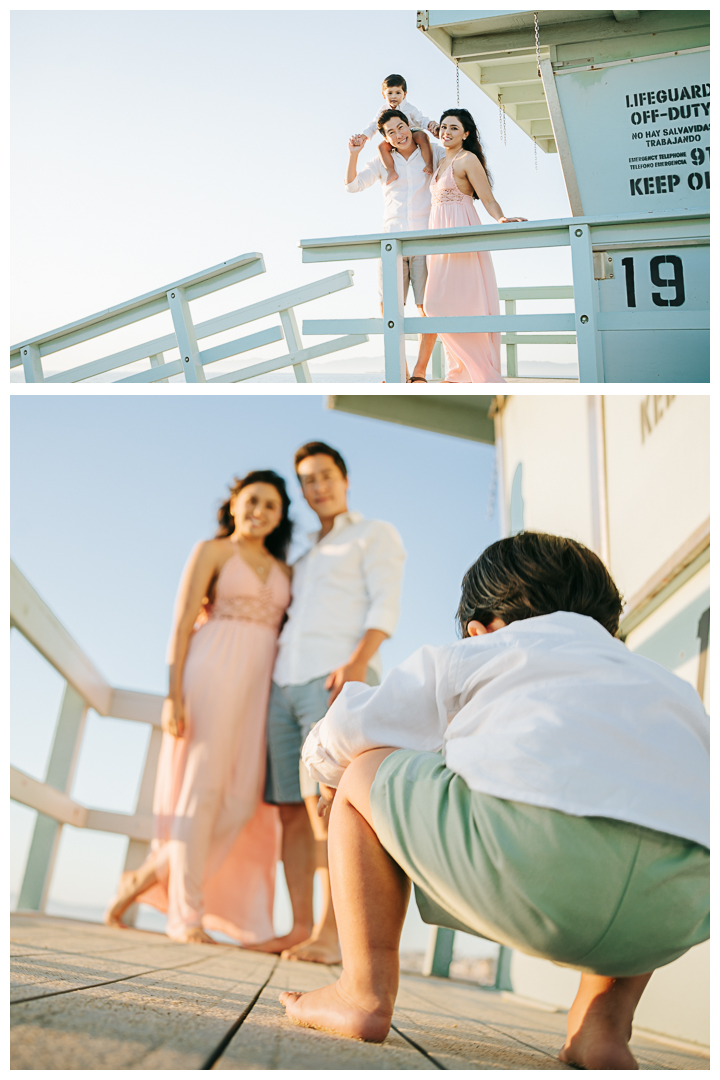 Narayan Family Session at Hermosa Beach, Los Angeles, California