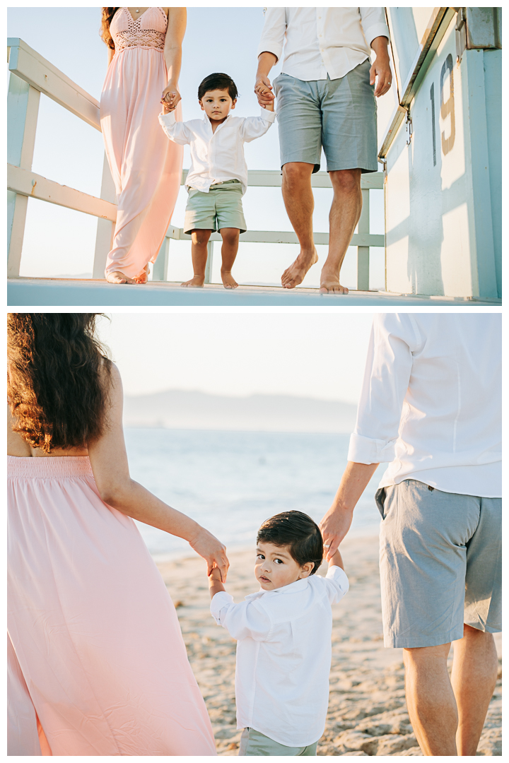 Narayan Family Session at Hermosa Beach, Los Angeles, California