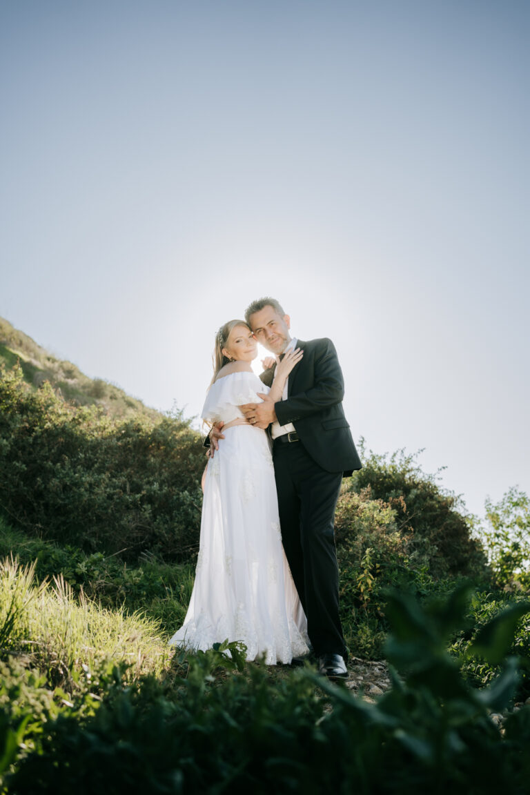 Wedding Portraits at Roessler Point in Palos Verdes, Los Angeles, California