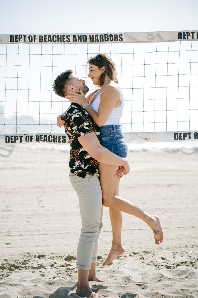 Wedding Anniversary Picnic by the beach in Pacific Palisades, Los Angeles