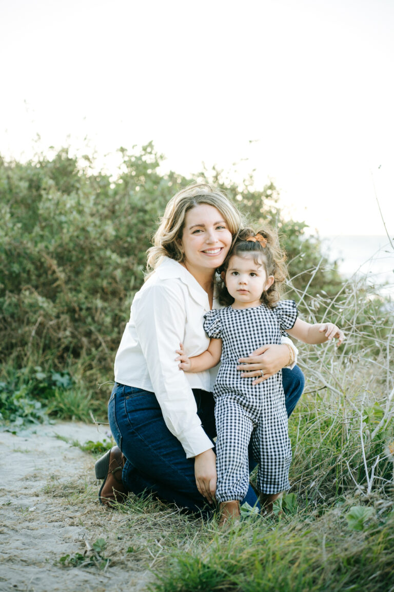 Family Photos with Toddlers at Roessler Point in Palos Verdes