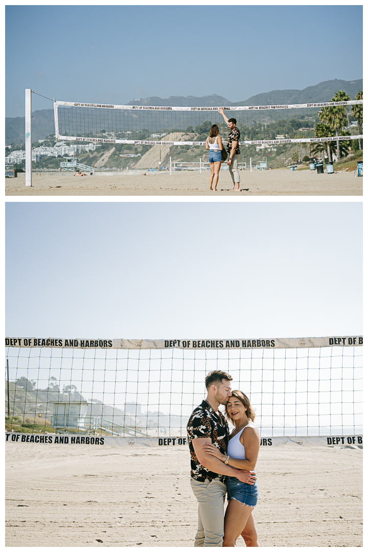 Wedding Anniversary Picnic by the beach in Pacific Palisades, Los Angeles