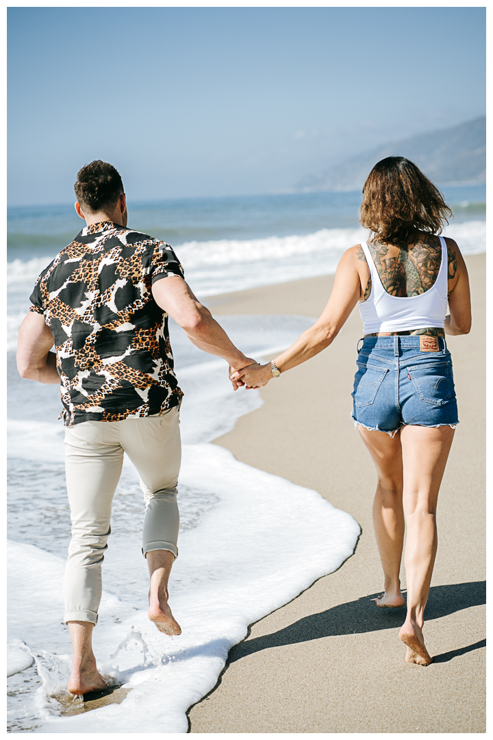 Wedding Anniversary Picnic by the beach in Pacific Palisades, Los Angeles