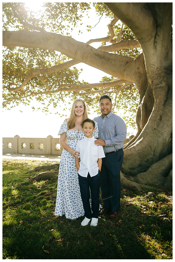 Multigenerational Family Photos at Point Fermin Park in San Pedro, Los Angeles, California 