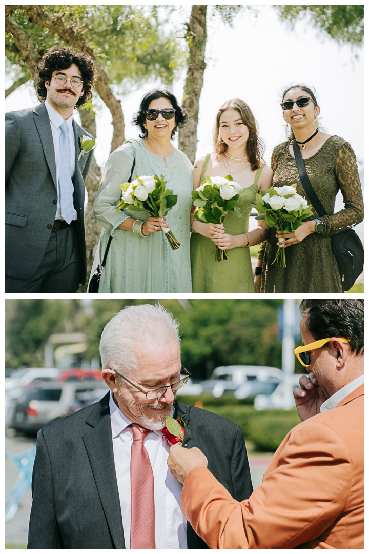 Micro Wedding at Shoreline Aquatic Park, Lions Lighthouse, Long Beach