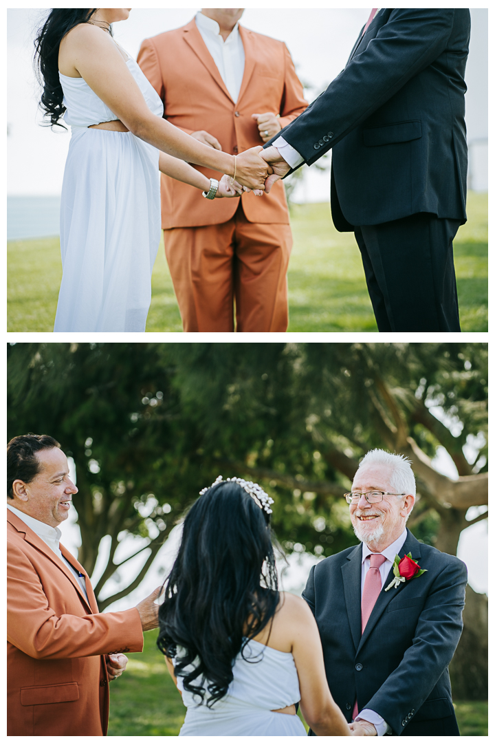 Micro Wedding at Shoreline Aquatic Park, Lions Lighthouse, Long Beach