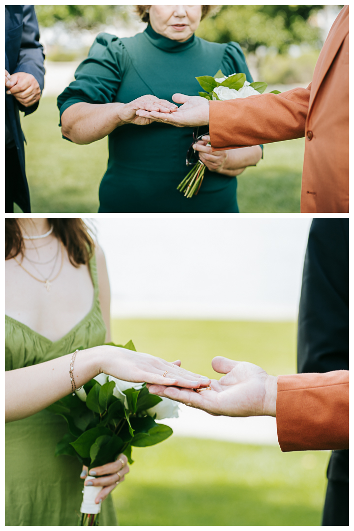 Micro Wedding at Shoreline Aquatic Park, Lions Lighthouse, Long Beach