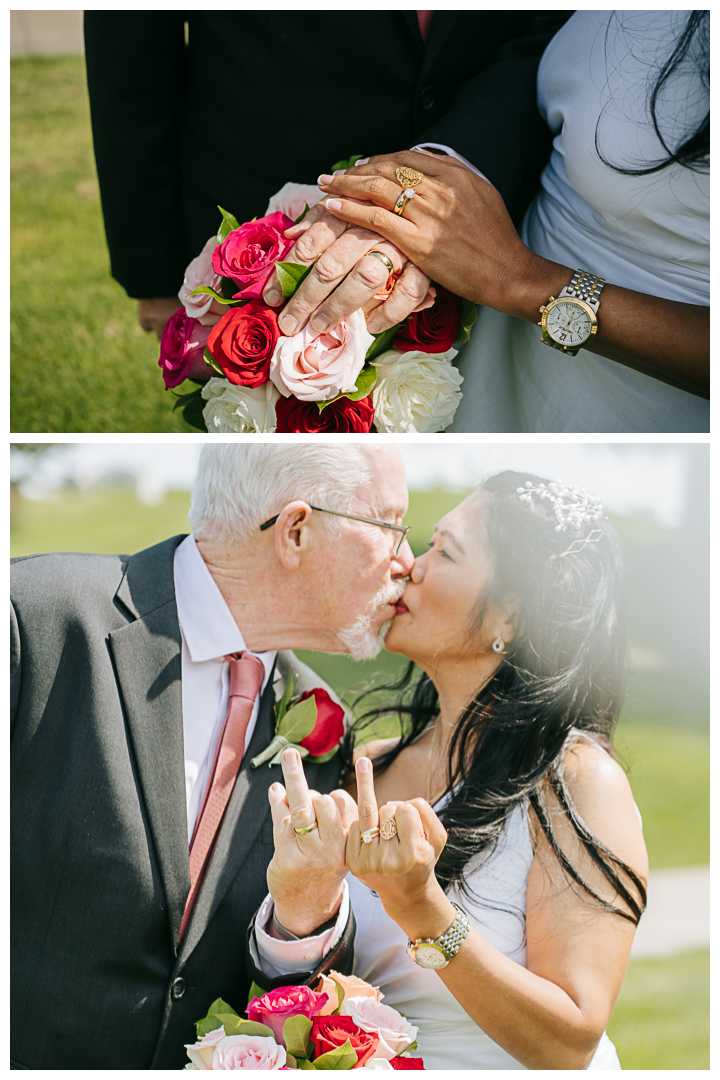 Micro Wedding at Shoreline Aquatic Park, Lions Lighthouse, Long Beach