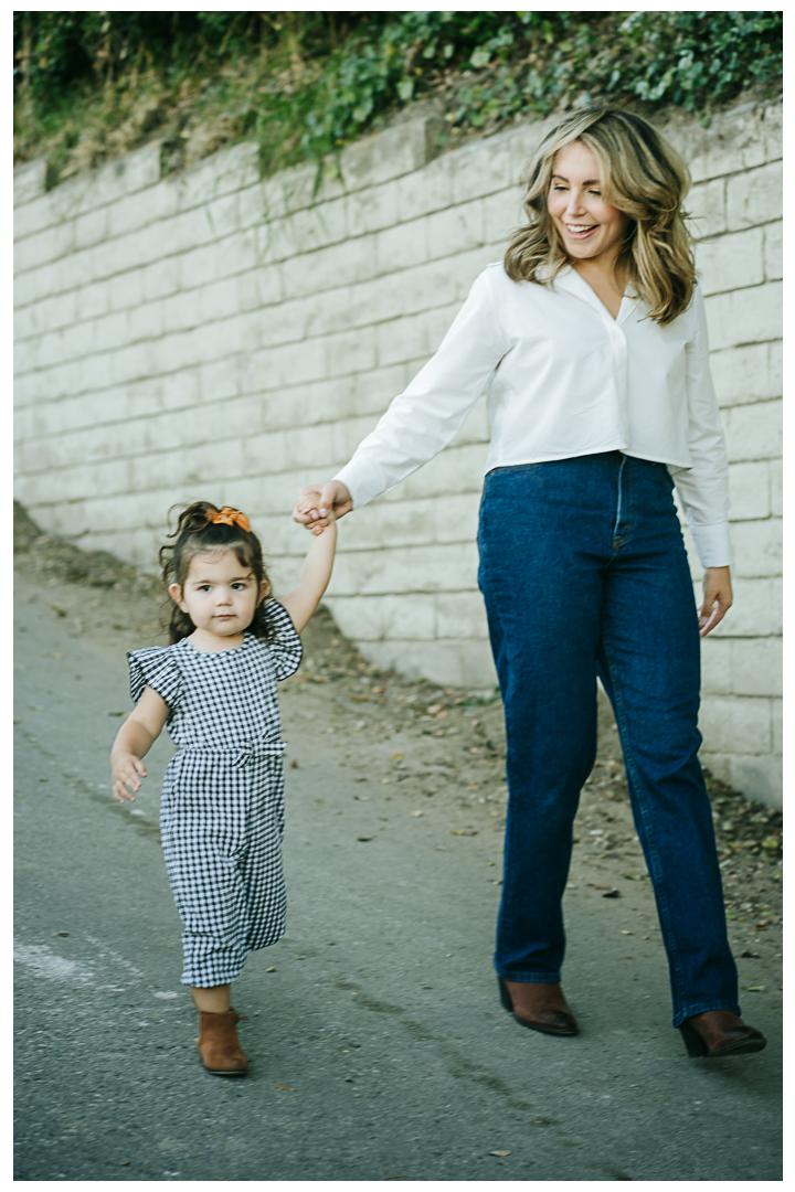 Family Photos with Toddlers at Roessler Point in Palos Verdes